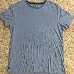 Greyson T-Shirt Mens Large Light Blue Performance Golf Activewear Stretch Preppy